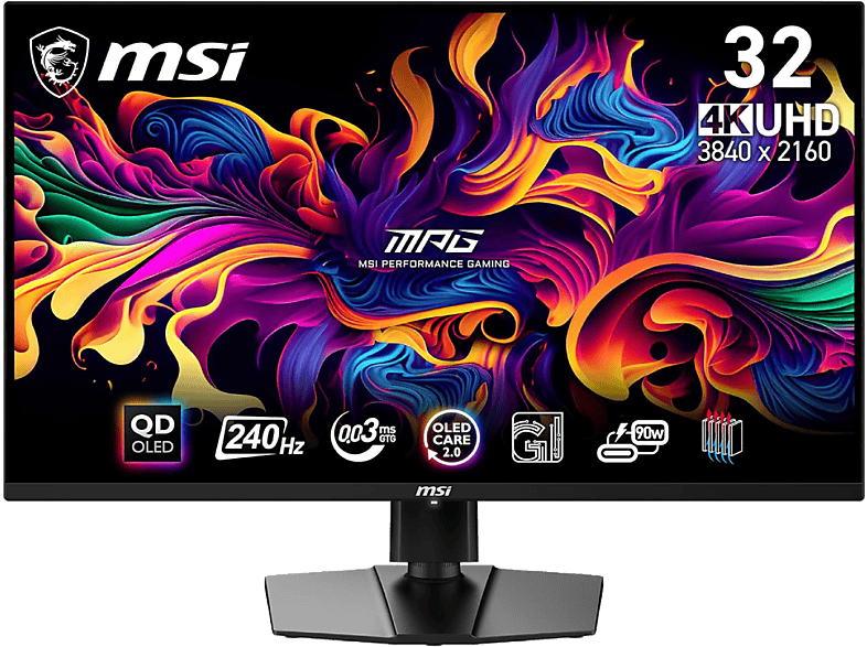 MSI MPG 321URX 31.5 UHD 4K 0.3 ms 240 Hz Panel Quantum Dot OLED Negro