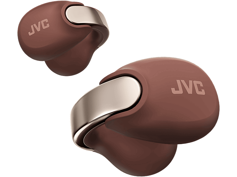 JVC HA-NP1T Intraurales Bluetooth IPX4 24h Autonomía Bluetooth 5.3 Micrófono Marrón