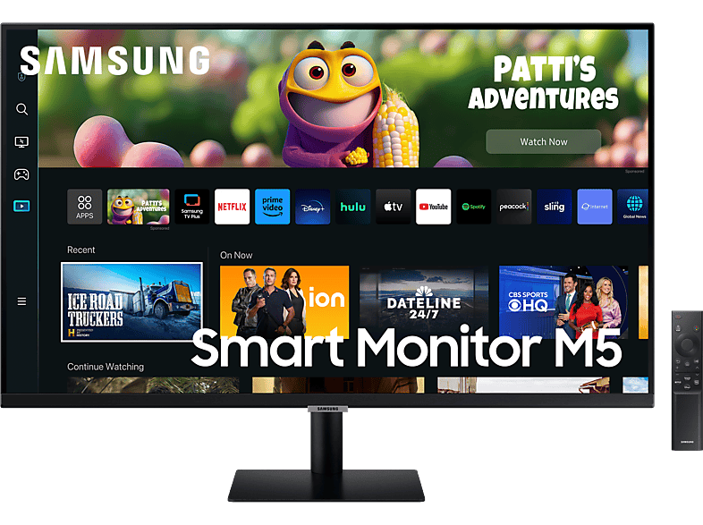 Samsung Smart Monitor M5  LS27CM500EUXEN 27 Full-HD 4 ms 60 Hz HDMI Bluetooth Negro