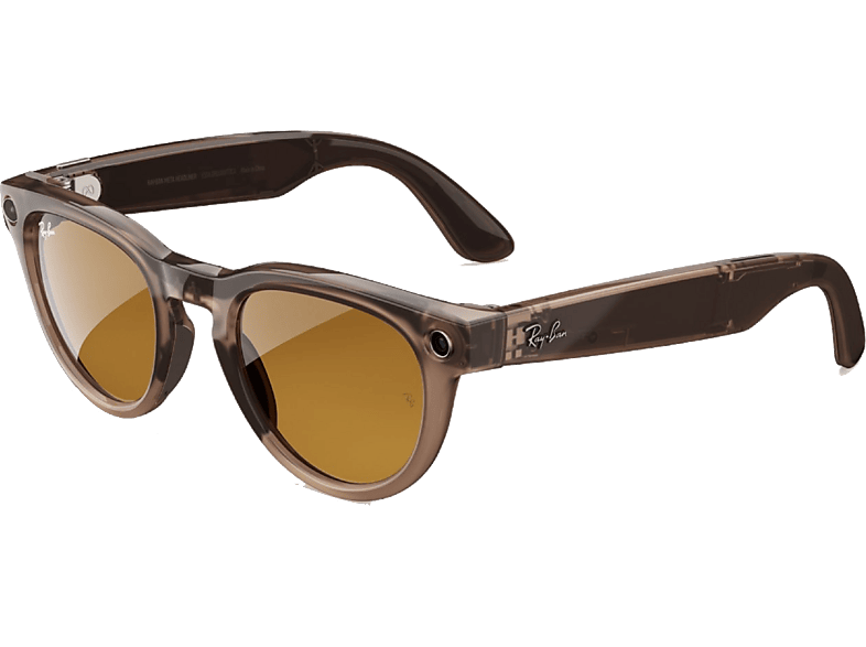 Ray-Ban Meta Headliner Blanco Piedra Transitions® Transparente Amarillo Azafrán