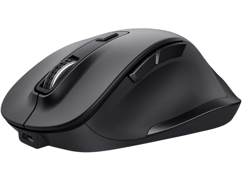 Trust Fyda Wireless 2400 dpi Wireless Recargable Ergonómico Negro