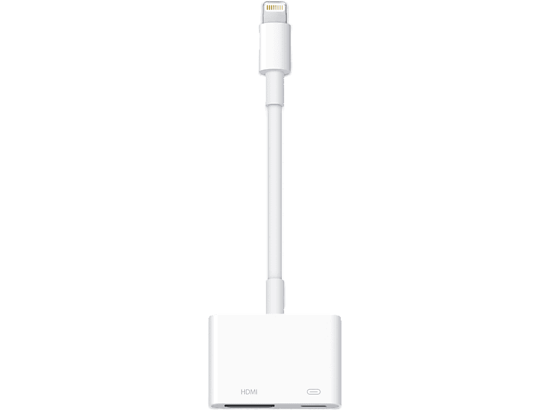 Apple Adaptador de conector Lightning a AV digital Blanco