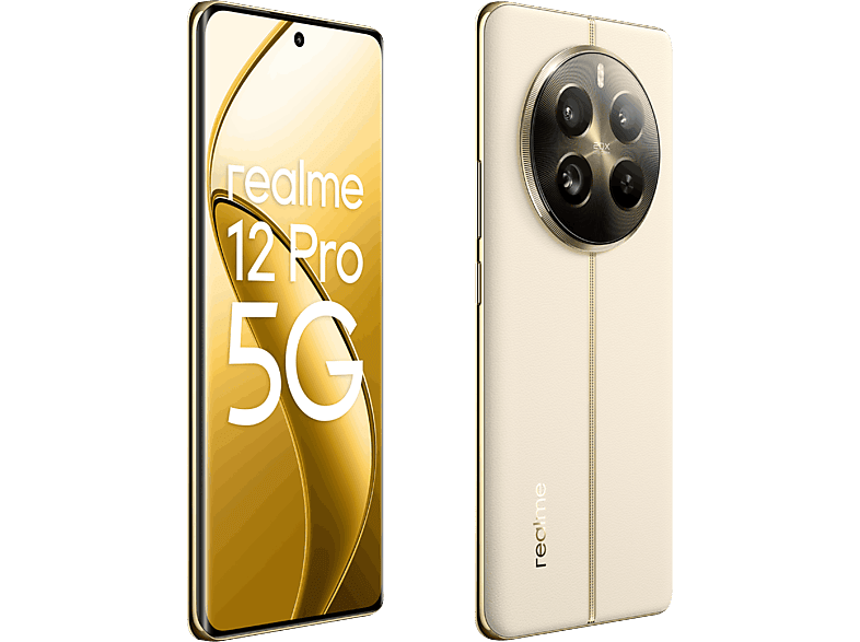 realme 12 Pro Beige 256 GB 12GB RAM 6.7 OLED FHD+ Snapdragon® 6 Gen 1 5G 5000mAh Android