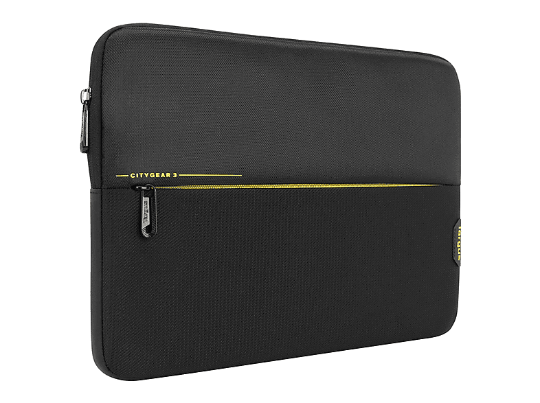 Targus TSS931GL Para PC's hasta 14  Poliéster/Neopreno Cierre de Cremallera Negro/Amarillo