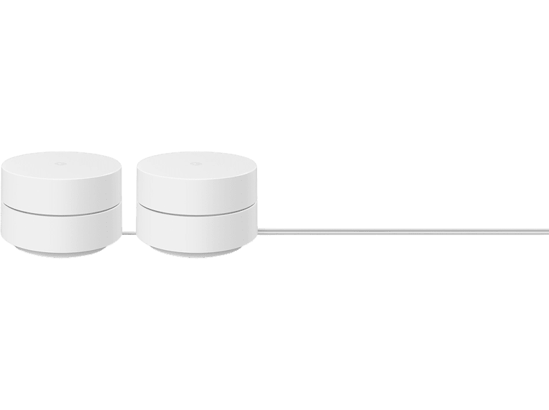 Google WiFi Pack de 2 puntos de acceso 2x2 MU-MIMO Wi-Fi Dual (2,4 y 5 GHz) Blanco