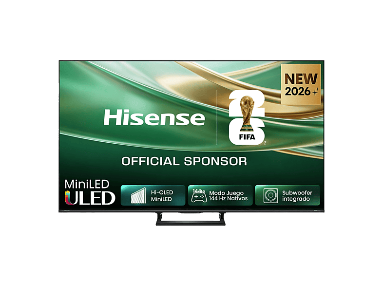 Hisense 65E8S UHD 4K Quad Core / MT9618 Total HDR Subwoofer integrado IA 4K Negro
