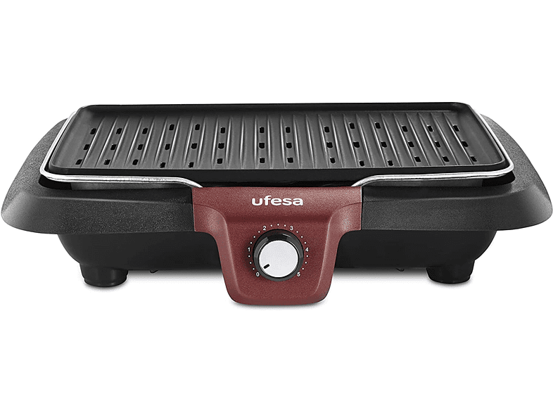 Ufesa BB7650 Eléctrica 2000W Placa antiadherente Termoestato Negro