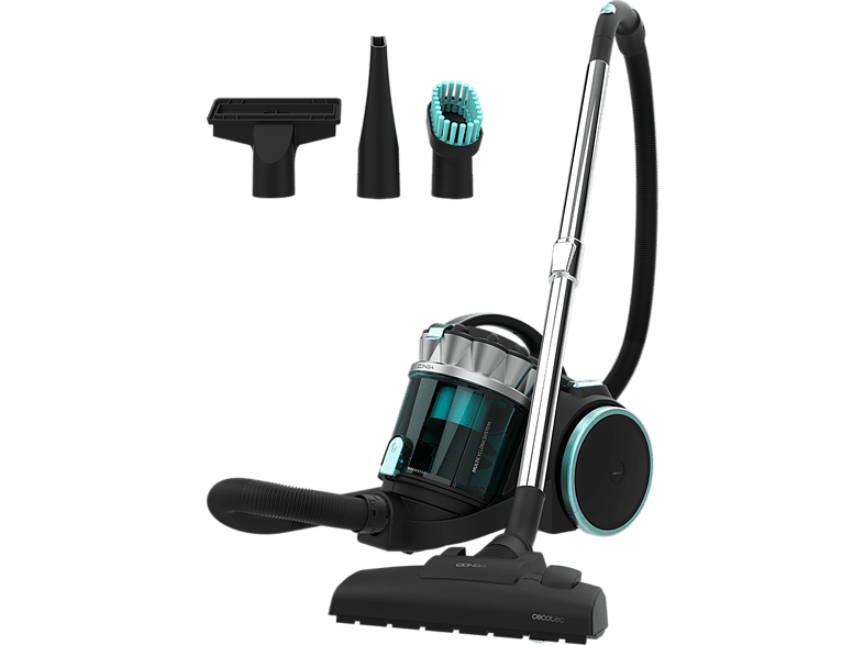 Cecotec Conga Rockstar Multicyclonic Compact Plus 800W 2.5 L 20kPa Silencioso y ligero Negro