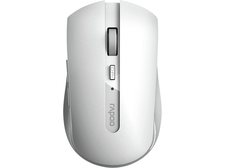 Rapoo 7200M Inalámbrico Bluetooth 1600 PPP Blanco