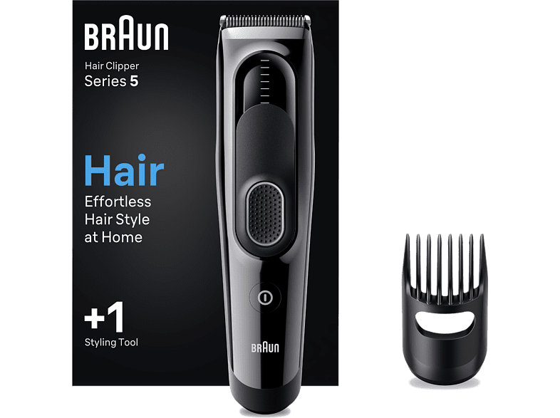 Braun Series 5 HC5310 Cortapelos con Memoria SafetyLock 9 longitudes 1 peine 50 min autonomía