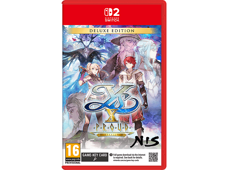 Nintendo Switch 2 Ys X: Proud Nordics (Ed. Deluxe) (Game Key Card)