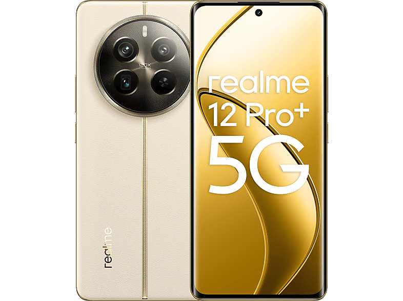 realme 12 Pro+ Beige 512GB 12GB RAM 6.7 OLED FHD+ Snapdragon® 7s Gen 2 5G 5000mAh Android
