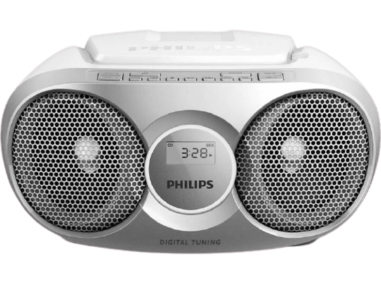 Philips AZ215S/12 Antena FM Sintonizador digital Plata