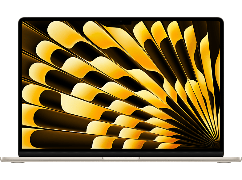 Apple MacBook Air (2024) 15,3 Chip M3 GPU de 10 núcleos 8 GB RAM 256GB de SSD Teclado Magic Keyboard Touch ID macOS Blanco estrella