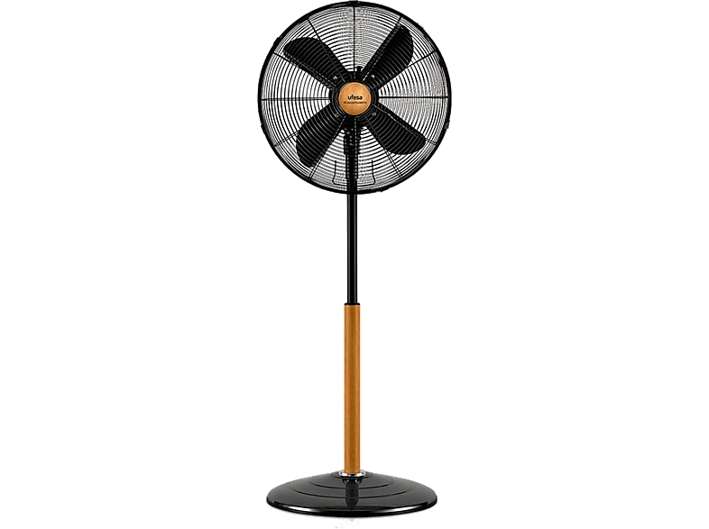 Ufesa Masachusets 50 W 3 Velocidades Altura ajustable hasta 125 cm Negro y Haya