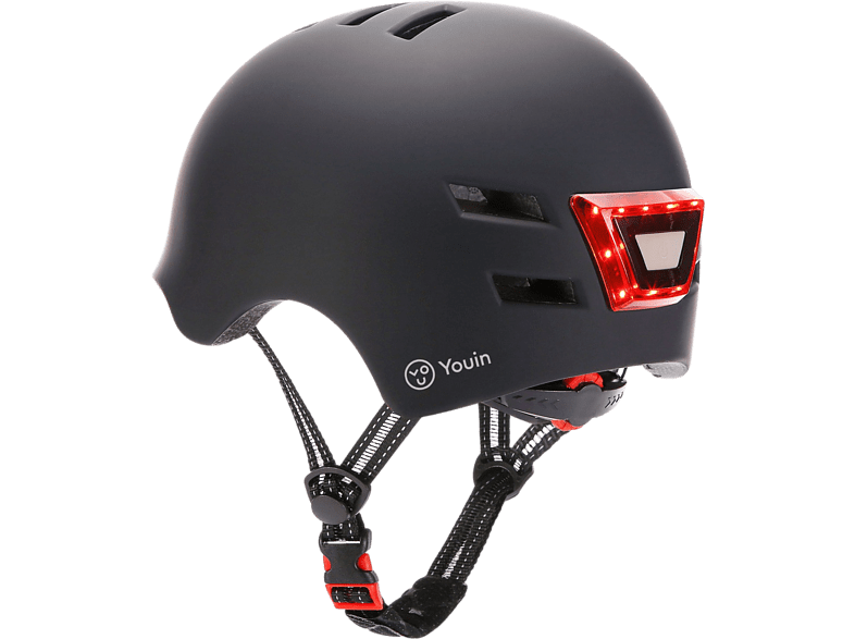 Youin LED Para patinete eléctrico o bicicleta Talla L Luz trasera Negro
