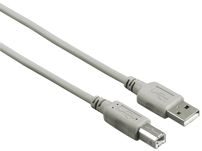 Hama 00200901 3 m De USB-A a USB-B USB 2.0 480 MBit/s Negro