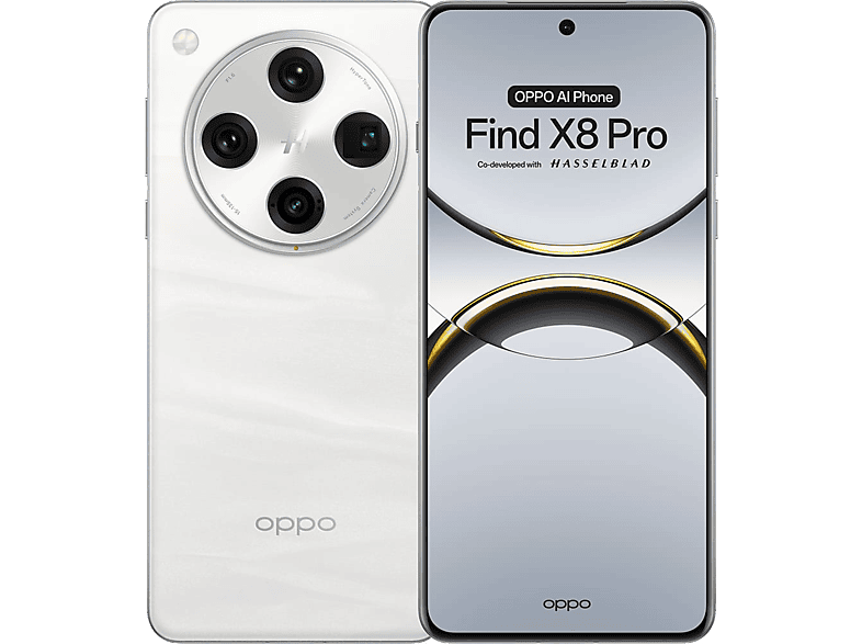 OPPO Find X8 Pro Pearl White 512 GB 16 GB RAM 6.78 1.5K AMOLED ProXDR 120Hz Mediatek Dimensity 9400 5910 mAh