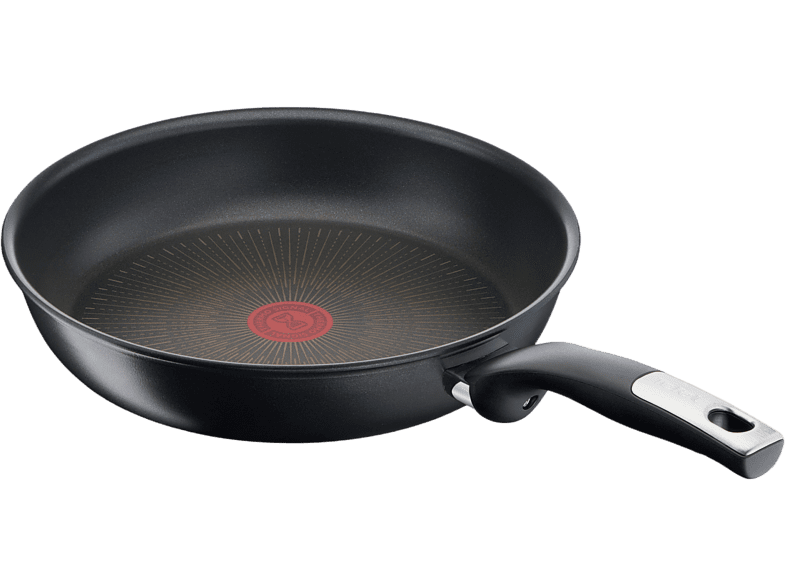 Tefal Jordi Cruz G25504 Multiuso Diámetro 24 cm Revestimiento Titanium Antirayaduras Tecnología Thermo-Signal Aluminio Negro