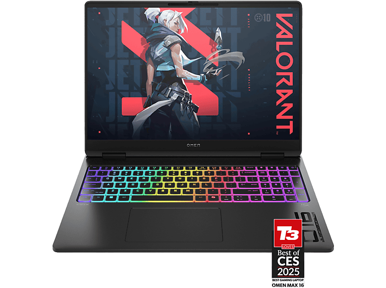 HP OMEN MAX 16-AH0019NS 16 2.5K Intel Core™ Ultra 7-255HX  32GB RAM 1TB SSD GeForce RTX 5070 Ti  WINDOWS Home Negro