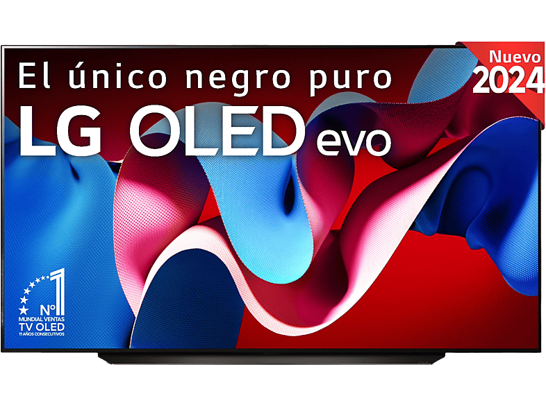 LG OLED83C44LA OLED 4K Procesador Inteligente 4K α9 Gen7 Smart TV DVB-T2 (H.265) Negro