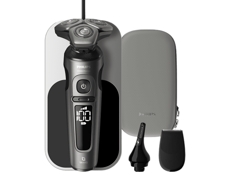 Philips Serie 9000 SP9872/15 60 min Uso en seco y mojado Gris samos