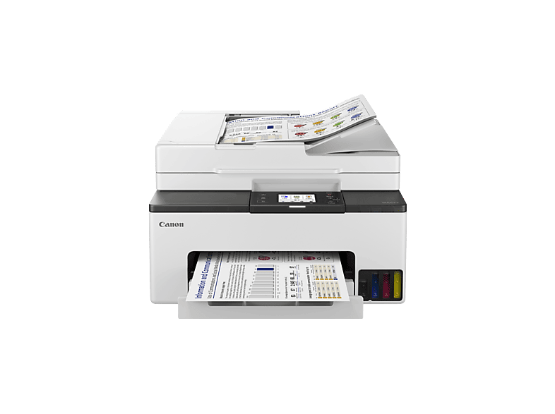 Canon Maxify GX2050 Depósito de tinta rellenable 15 ppm Wi-Fi Ethernet impresión copia escaneo fax y nube Blanco
