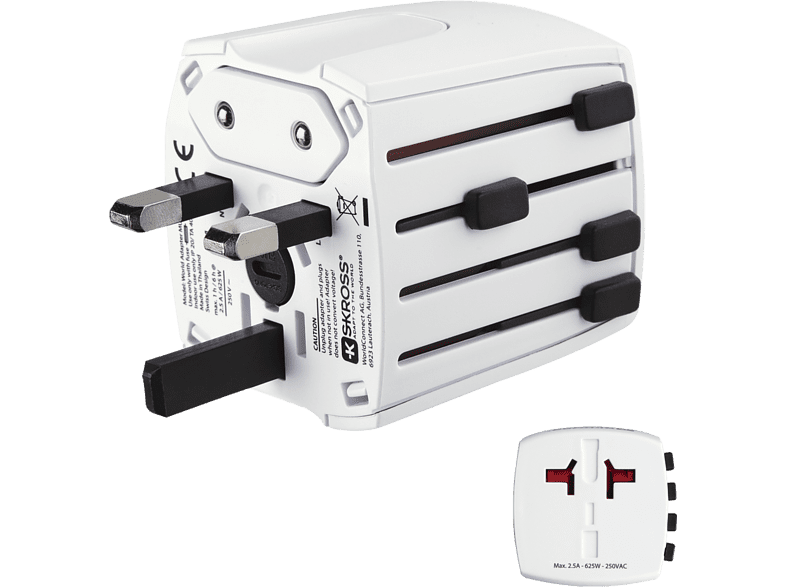 Hama MUV Micro 2 Clavijas 250 V Universal Blanco