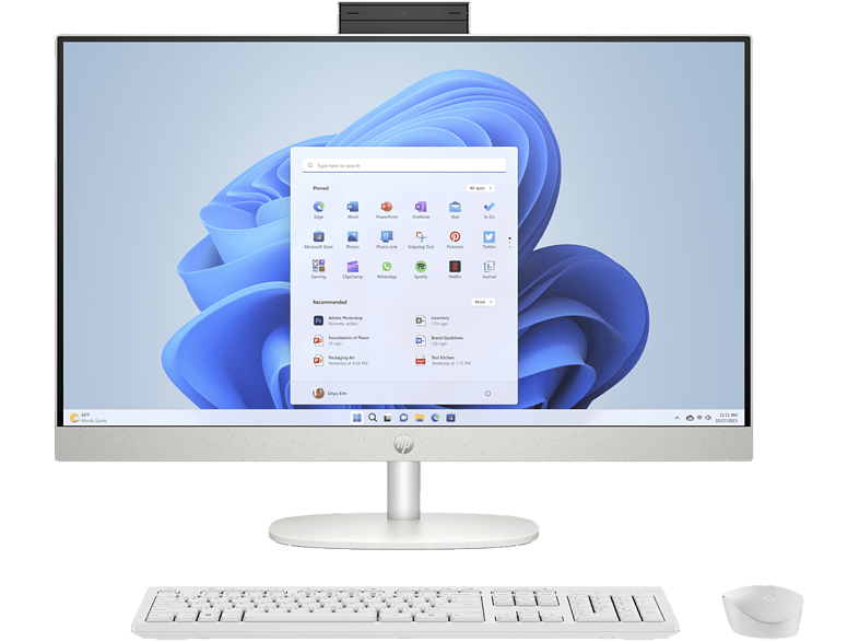 HP 27-cr0045ns 27  Full HD AMD Ryzen™ 5 7520U 16 GB RAM 512 GB SSD Gráficos AMD Radeon™ Windows 11 Home Blanco