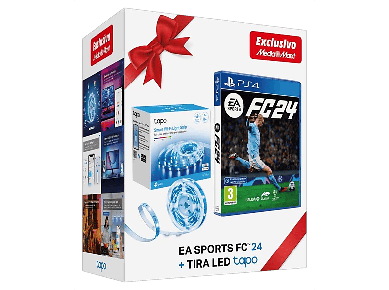 PS4 FC24 + Tira led Tapo L900-5 Smart WiFi