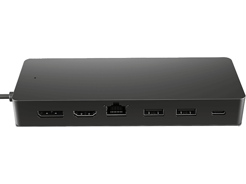 HP Concentrador multipuerto universal USB-C 7 puertos Windows® macOS y Chrome OS® Negro