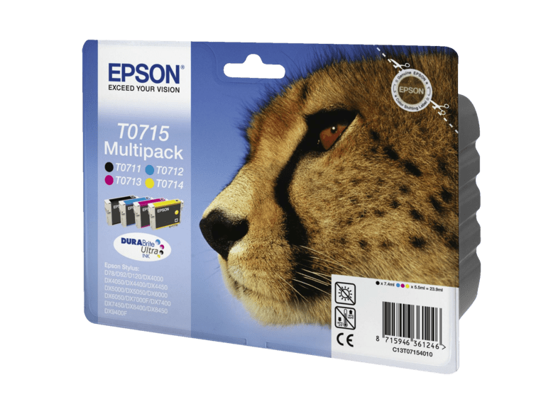 Epson C13T07154020 Negro Amarillo Cian Magenta