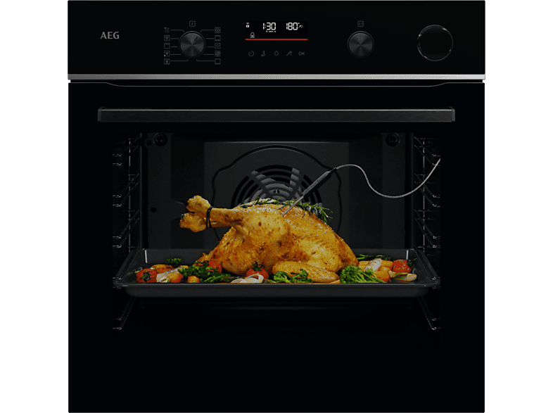 AEG TR6PB531SB Multifunción Pirolítico 72 l Conectividad 60 cm Negro