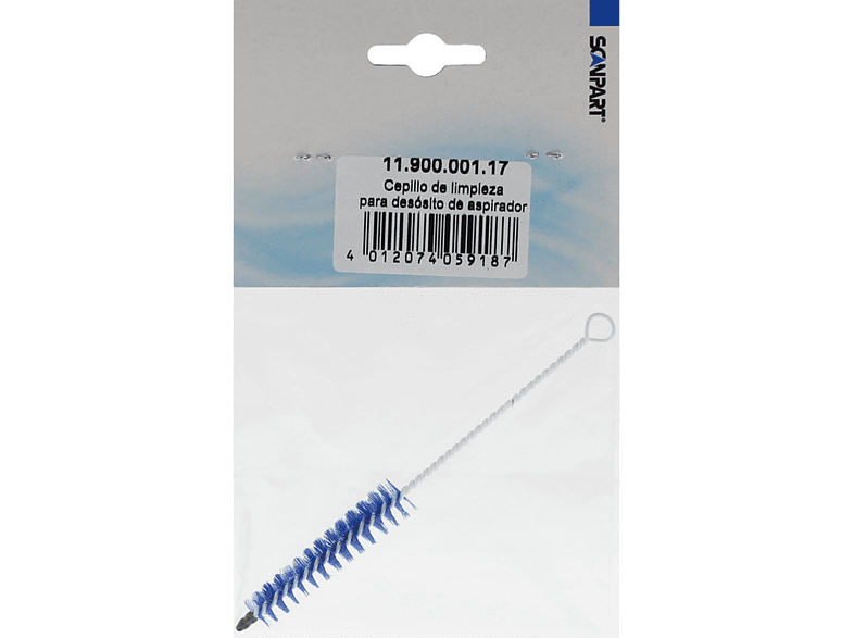 Scanpart Cepillo de limpieza para depósito de aspirador Azul/Blanco