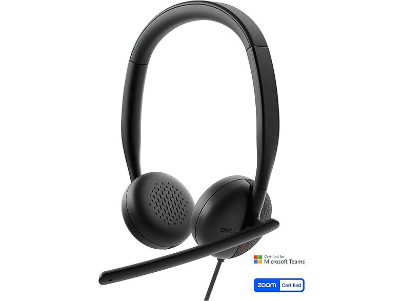 Dell WH3024 Con Cable Circumaurales Micrófono Cancelación de Ruido Basada en IA Negro
