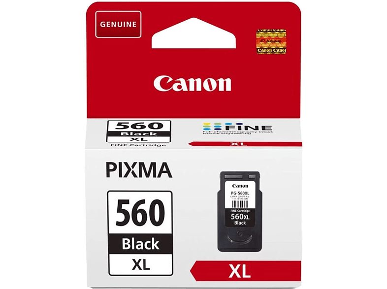 Canon PG-560XL 3712C001 Hasta 400 hojas Tamaño XL Negro