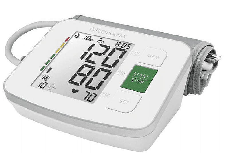 Medisana BU 512 Brazo superior fácil lectura blanco