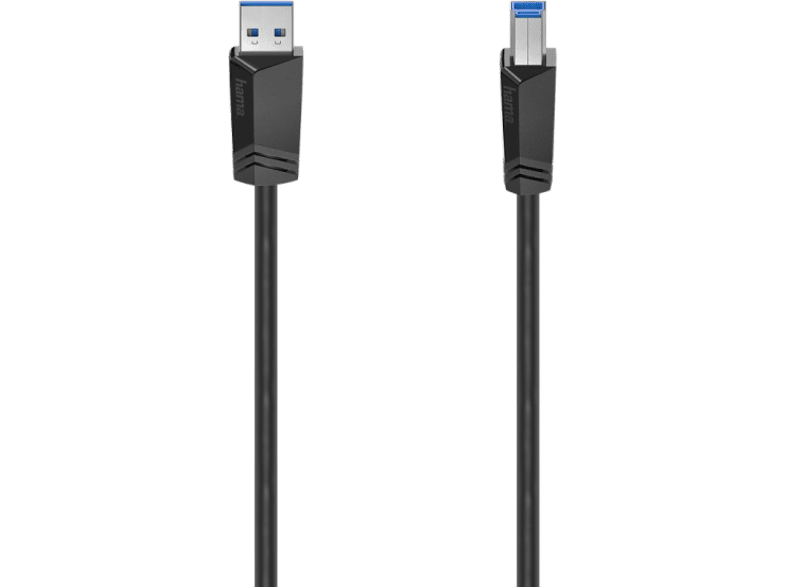 Hama 00200625 1.5 m USB-A USB-B USB 3.0 5 Gbit/s Negro