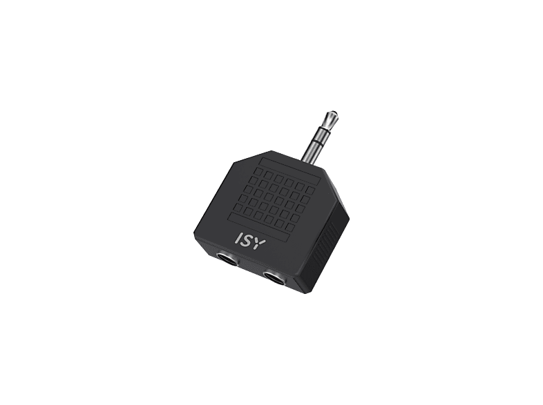 ISY IAU-1017 3.5 mm Jack y 3.5 mm out Negro