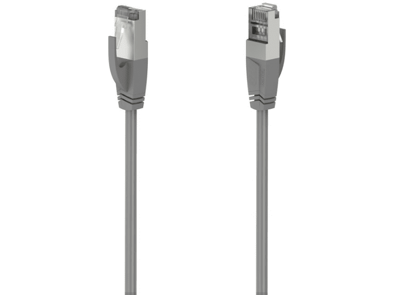 Hama 00200668 1.5 m 1 GBit/s F/UTP CAT 5e Enchufe RJ45 Gris