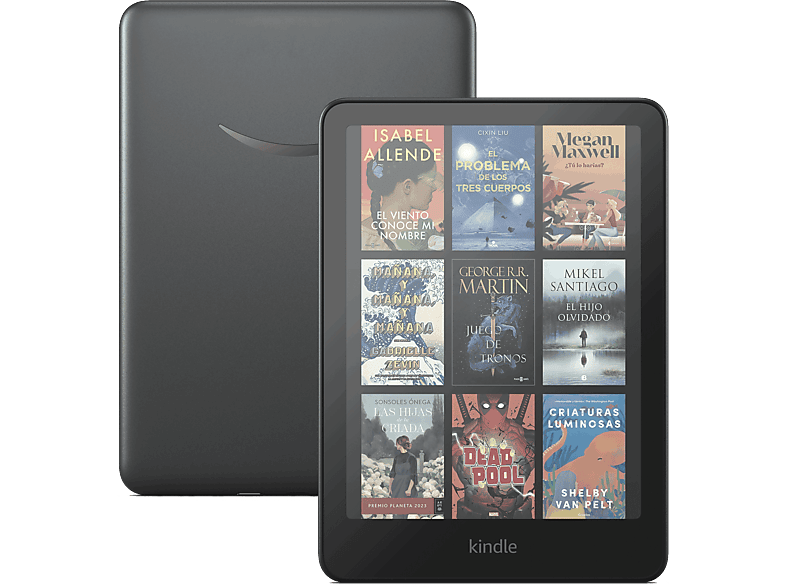 Amazon Kindle Colorsoft Signature Edition 7 32GB 300 ppp Pantalla color Luz frontal autorregulable Carga inalámbrica Negro metalizado