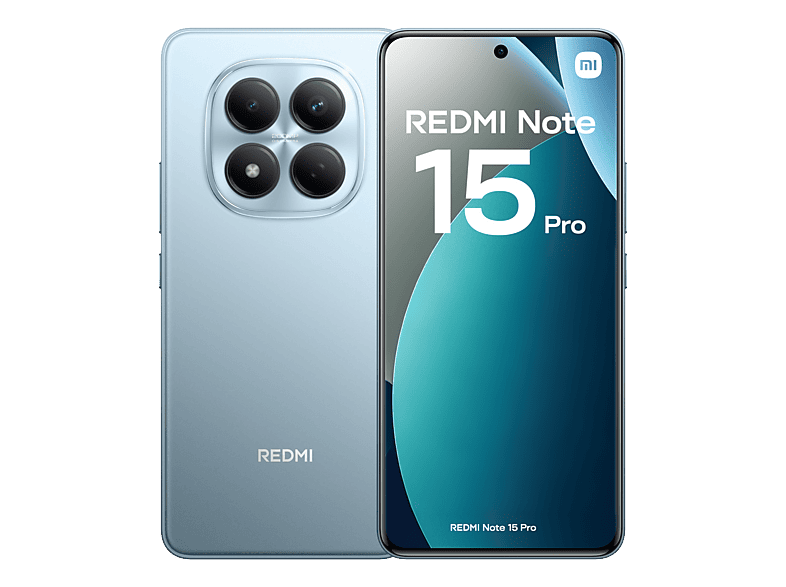 Xiaomi Redmi Note 15 Pro Azul glaciar 256 GB 8 GB RAM 6.77 AMOLED FHD+ MediaTek Helio G200–Ultra 6500 mAh