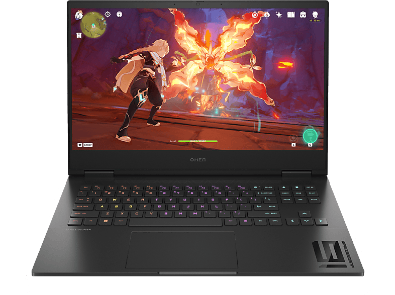 HP OMEN 16- wf1004ns 16.1 Full HD Intel® Core™ i7-14700HX 32GB RAM 1TB SSD RTX™ 4060 Sin sistema operativo Negro