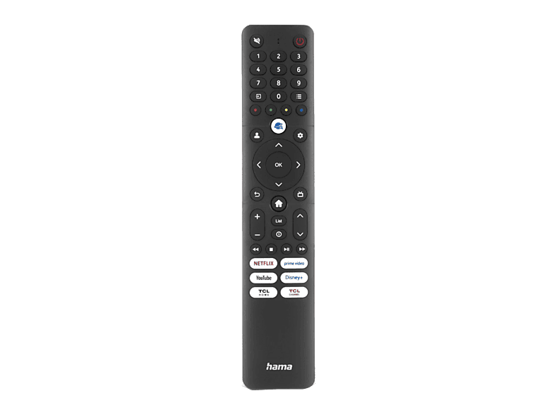 Hama 00221068 Para Televisores TCL Programable Botones Inteligentes Negro