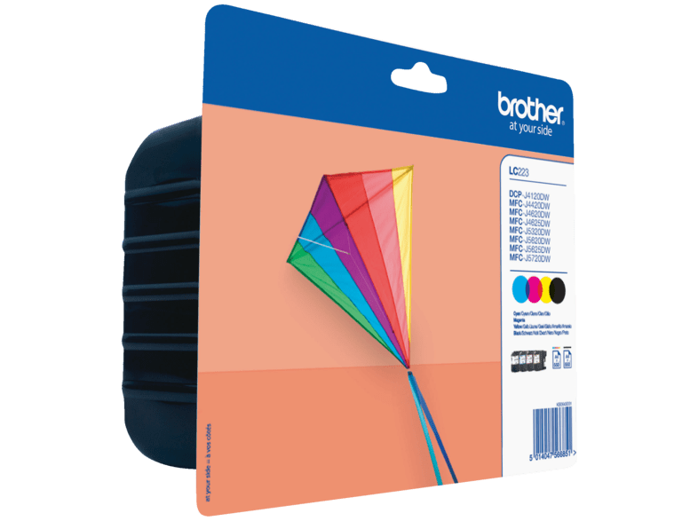 BROTHER LC223VALBP PACK 4 COLORES