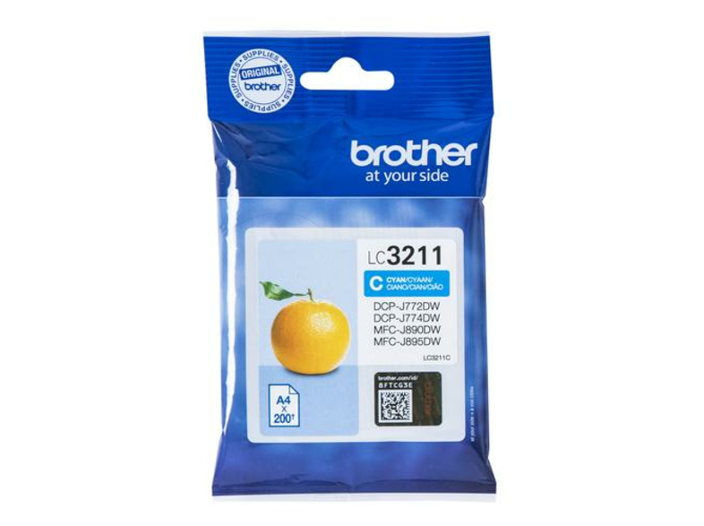 Brother LC-3211C 200 Páginas Cian