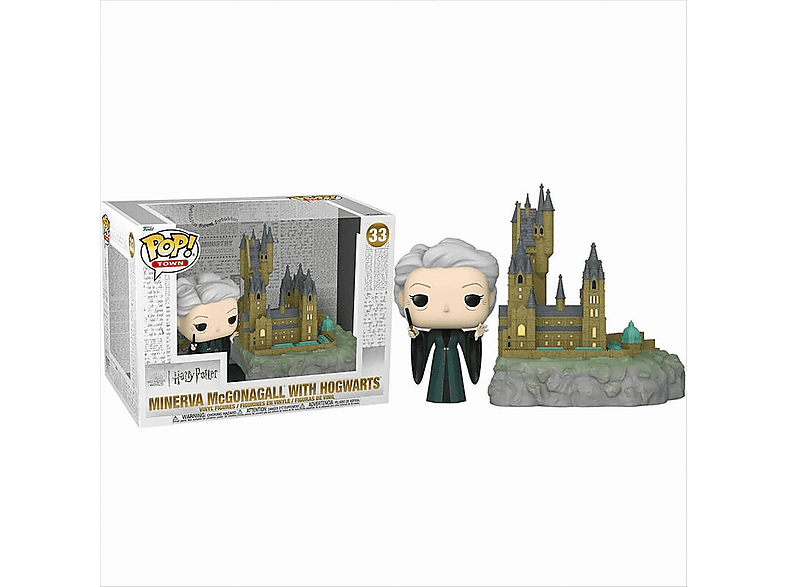 Minerva McGonagall con castillo Hogwarts Harry Potter