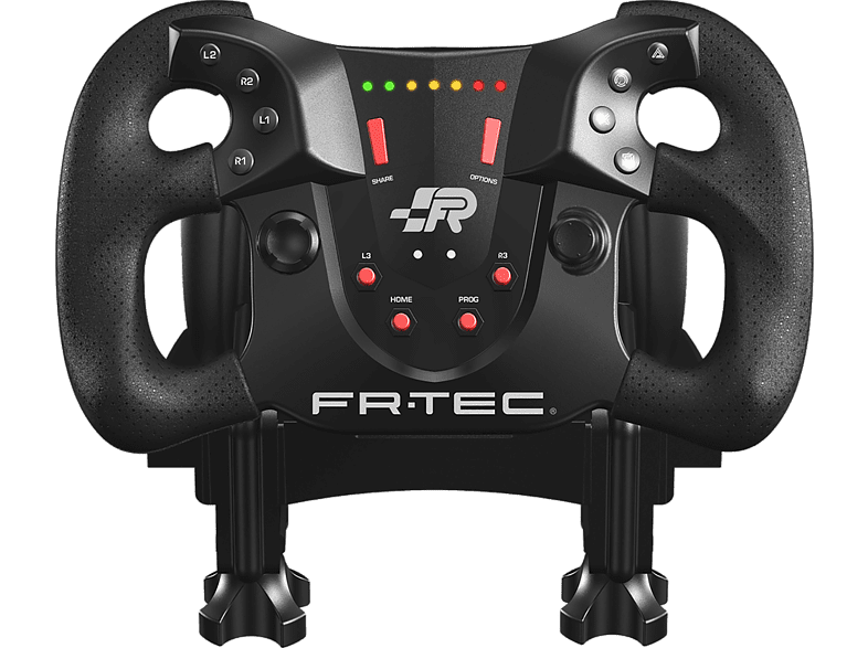 FR-TEC Formula  Wheel Vibración Sensor electromagnético Inclinación ajustable Volante extraíble Negro