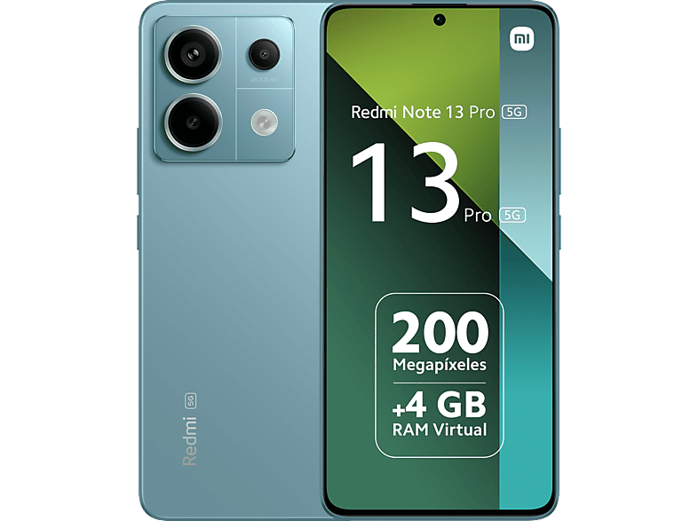 Xiaomi Redmi Note 13 Pro 5G Azul 256 GB 8 GB RAM 6.67 AMOLED 1.5K Qualcomm Snapdragon 7 Gen 2 5100 mAh Android