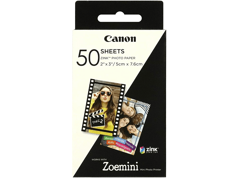 Canon 3215C002 Para Canon Zoemini Adhesivo 50 impresiones Blanco